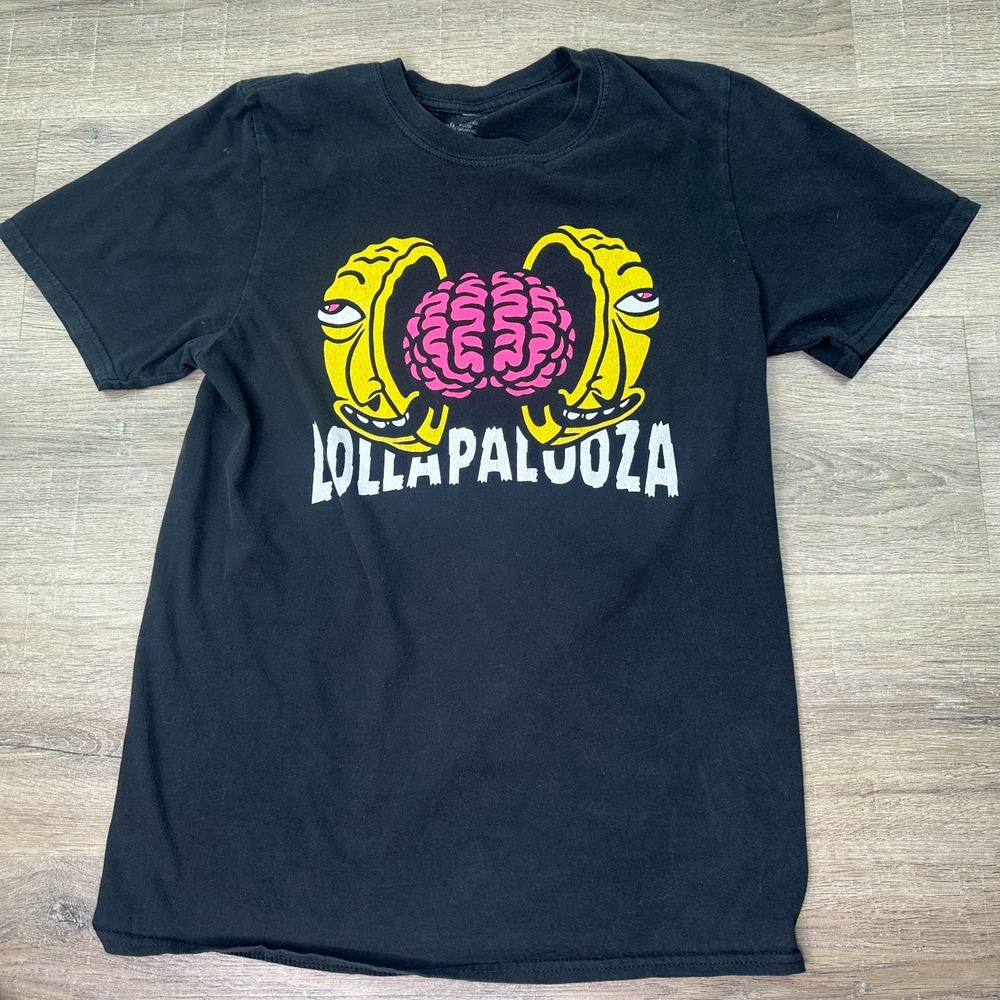 Lollapalooza 2021 T-Shirt Mens Small Black Foo Fighters Post Malone Festival Tee